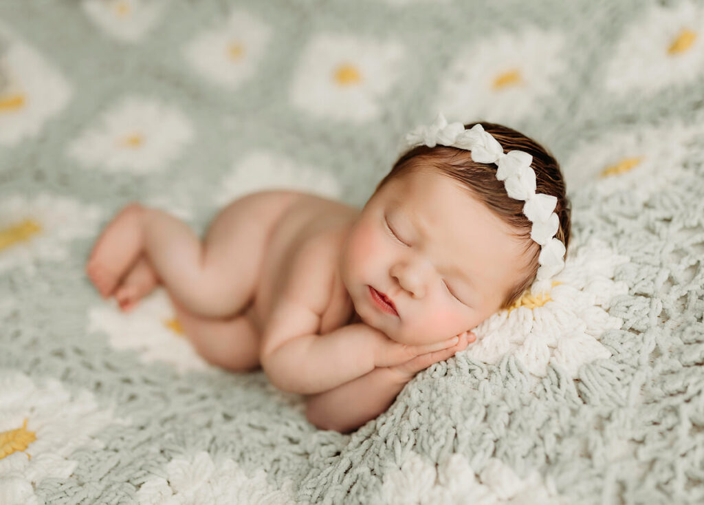Newborn photographer Ontario studio setup